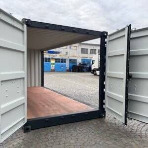 Contenedor de 20' con Laterales Abatibles, RAL 7016