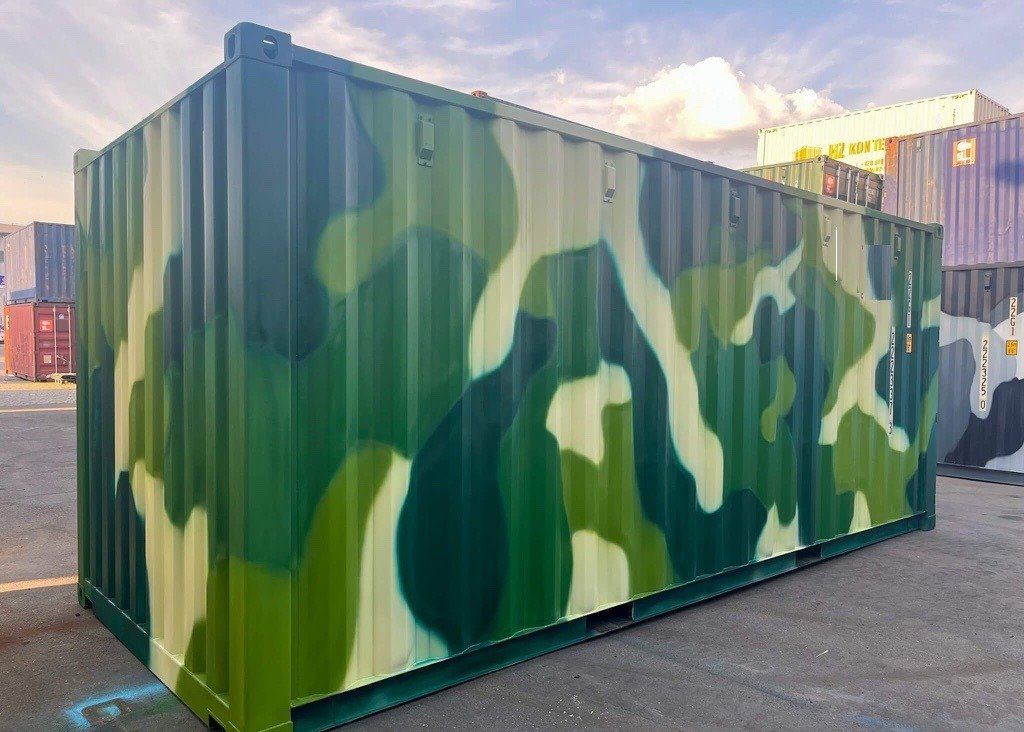 Contenedor Marítimo Camuflaje de 20' - Imagen 5