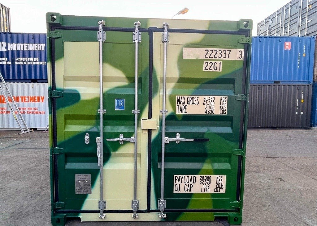 Contenedor Marítimo Camuflaje de 20' - Imagen 3