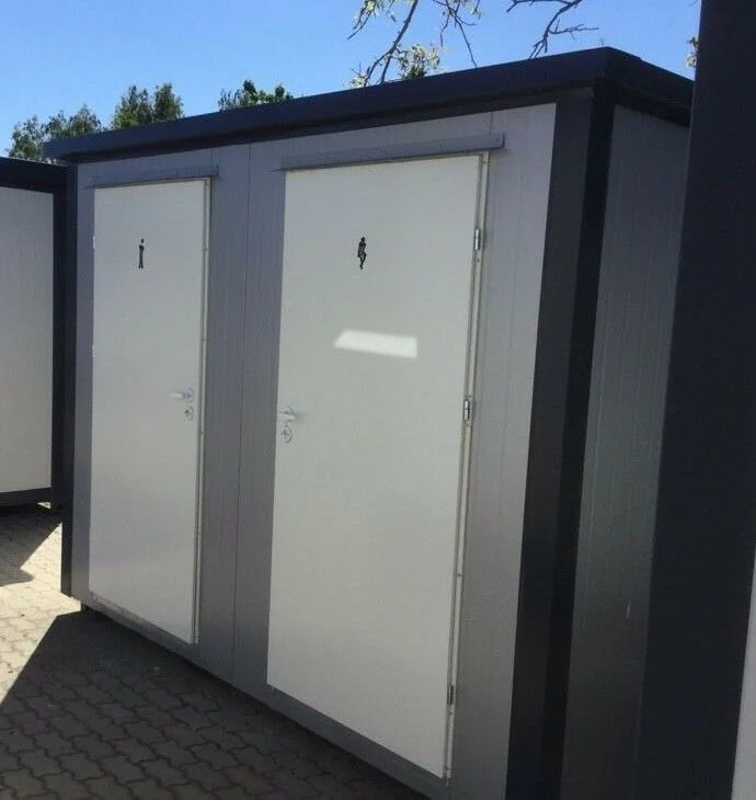 Contenedor Sanitario, Cabina WC Doble para Uso Externo - Imagen 3