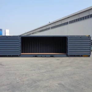Contenedor High Cube de 40 pies, 3 lados abatibles (puerta lateral)